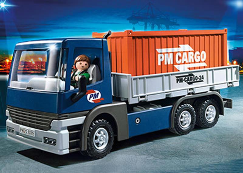 Foto PLAYMOBIL 5255 Camión de carga de contenedores