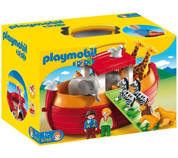 Foto Playmobil 6765 - arca de noé transportable + 6772 - parque de animales