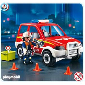 Foto Playmobil coche jefe de bomberos