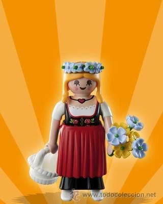 Foto Playmobil Sobres Sorpresa - Series 3, Ref 5158 Mujer Campesina, Tirolesa, Woman