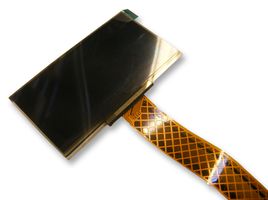 Foto pmoled, 128*64, yellow, no bezel; DD-12864YO-7A