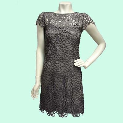 Foto Poems: vestido encaje gris con combinación