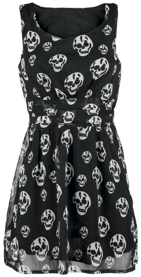 Foto Poizen Industries: Slip Skull Dress - Vestido