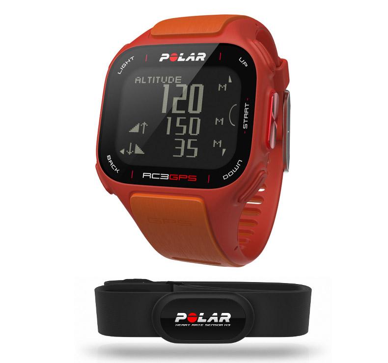 Foto Polar RC3 GPS Red/Orange HR