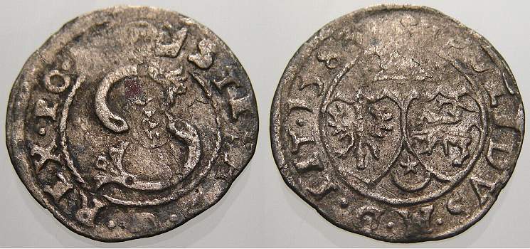 Foto Polen-Litauen Schilling 1583