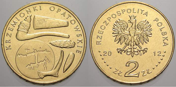 Foto Polen-Republik 1990 bis Heute 2 Zlote (Feuersteinbergwerk) 2012