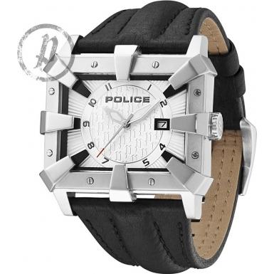 Foto Police Mens Defender Silver Black Watch Model Number:13400JS-04