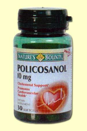 Foto Policosanol 10 mg - Nature's Bounty - 30 perlas