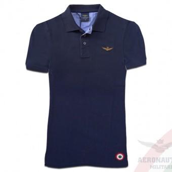 Foto Polo aeronautica militare hombre po611 blue navy