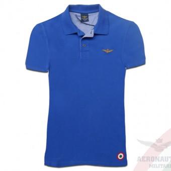 Foto Polo aeronautica militare hombre po611 bright blue