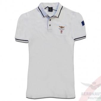 Foto Polo aeronautica militare hombre po613 white