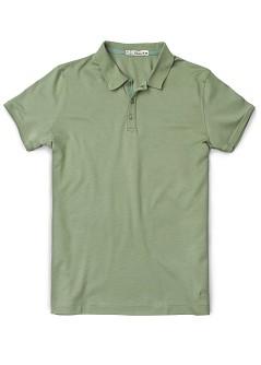 Foto Polo Algodón grass green H.E. by MANGO
