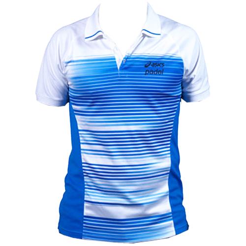 Foto Polo Asics Smash Blanco / Azul