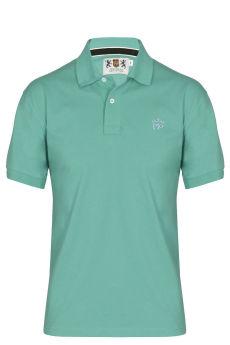 Foto Polo de algódón con logo bordado