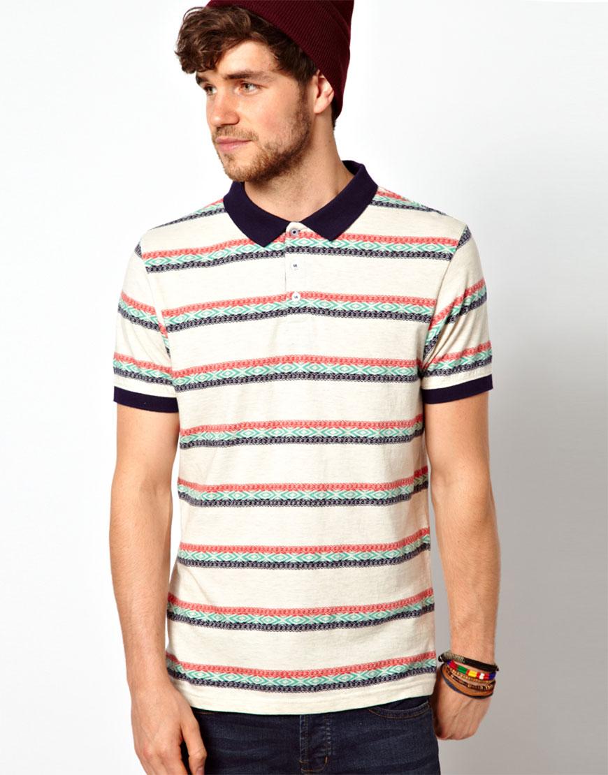 Foto Polo de jacquard de Primark Crema