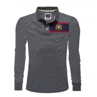 Foto Polo hackett chest str logo grey