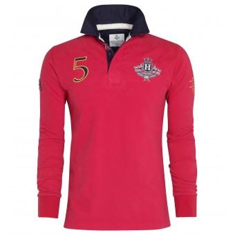 Foto Polo hackett gb quilted rugby ujk red