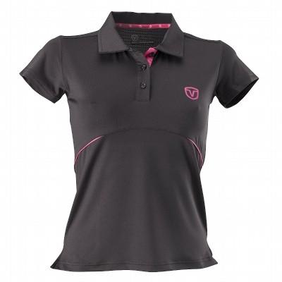 Foto Polo Padel Mujer Pro Negro