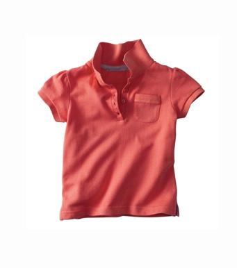 Foto Polo piqué de manga corta niña