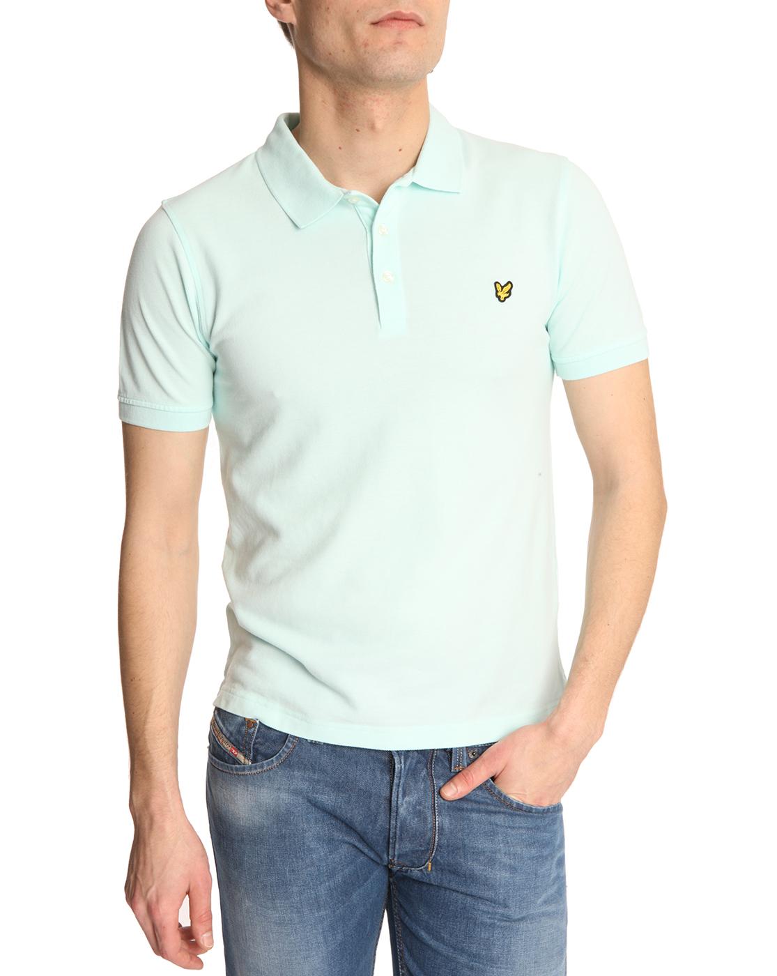 Foto Polo piqué verde agua