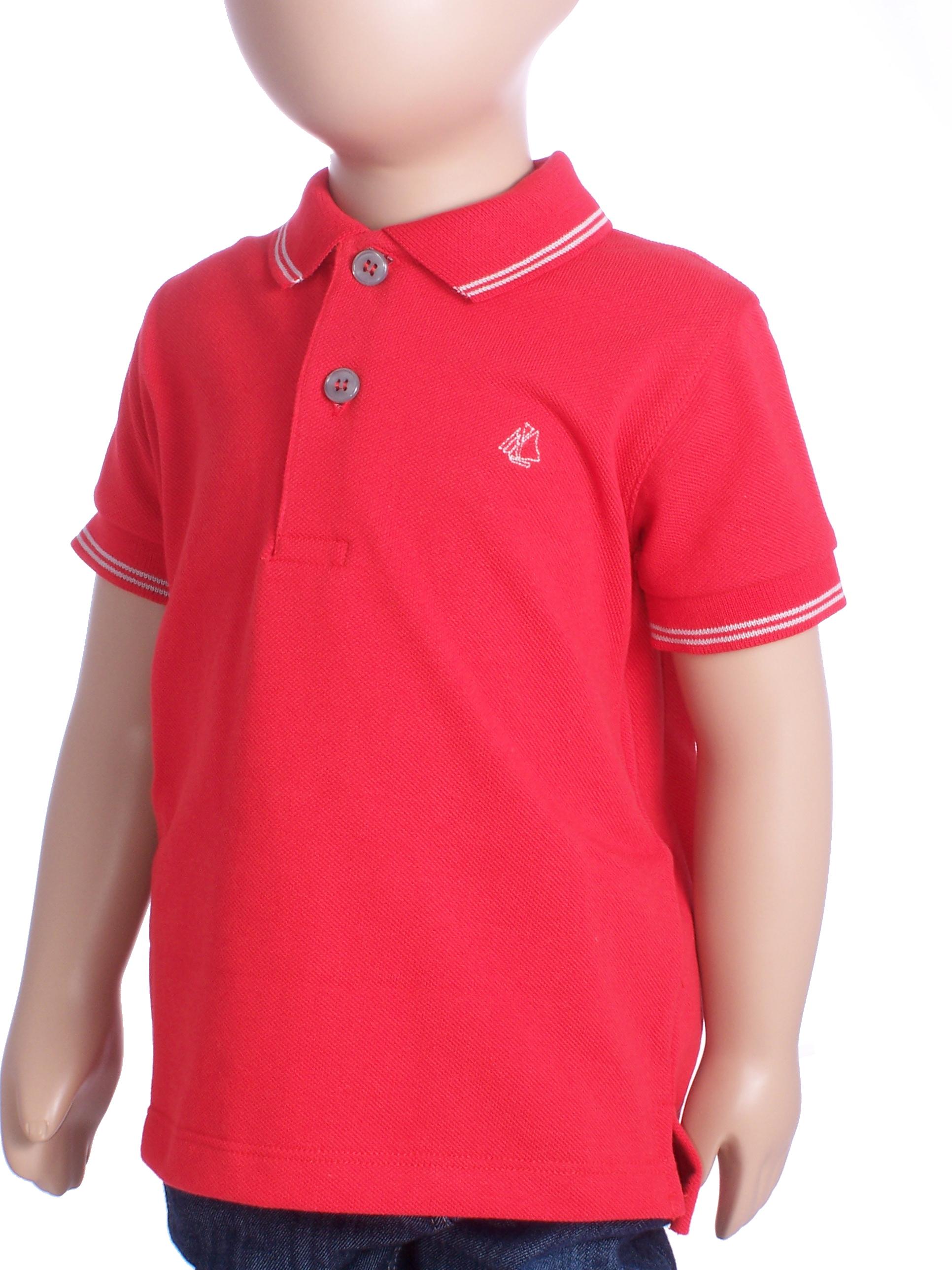 Foto Polo rojo de Petit Bateau-4 años