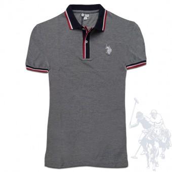 Foto Polo us polo assn hombre kip melange grey