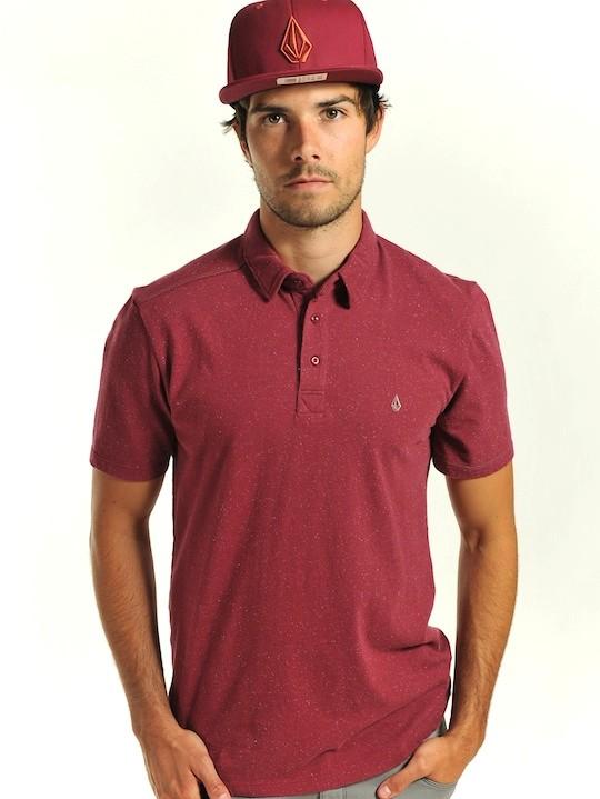 Foto Polo Volcom Black Out Mix Plum