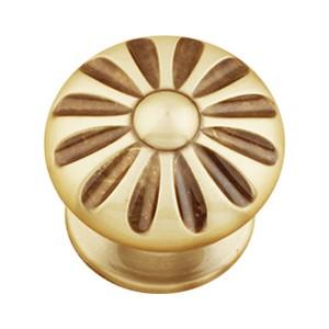 Foto Pomos Tiradores redondo bronce metálico mueble
