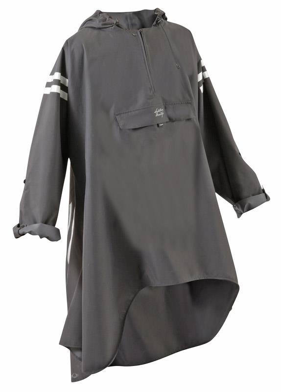 Foto poncho impermeable fouganza sentier negro talla única