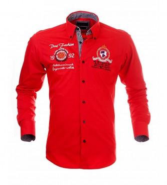 Foto Pontto. Camisa Embro rojo