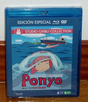 Foto Ponyo En El Acantilado-gake No Ue No Ponyo-combo Blu-ray+dvd-manga-precintado