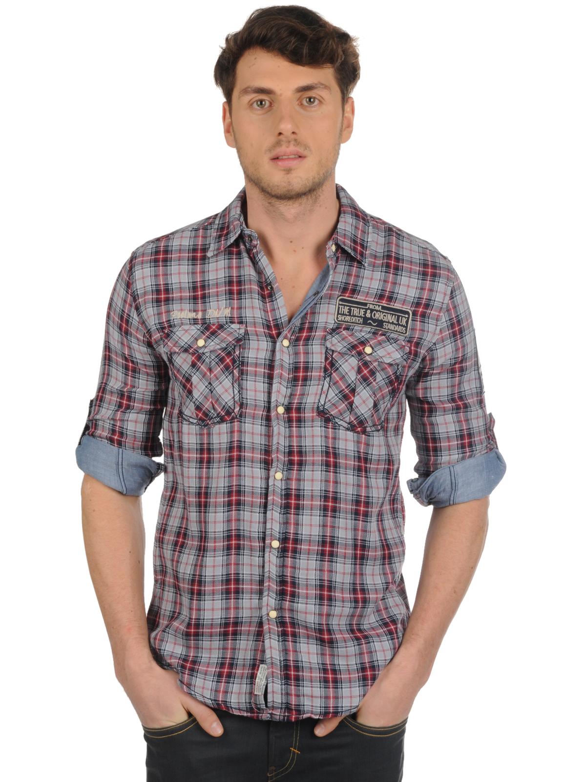 Foto Poolman Camisa Regular Fit azul XL