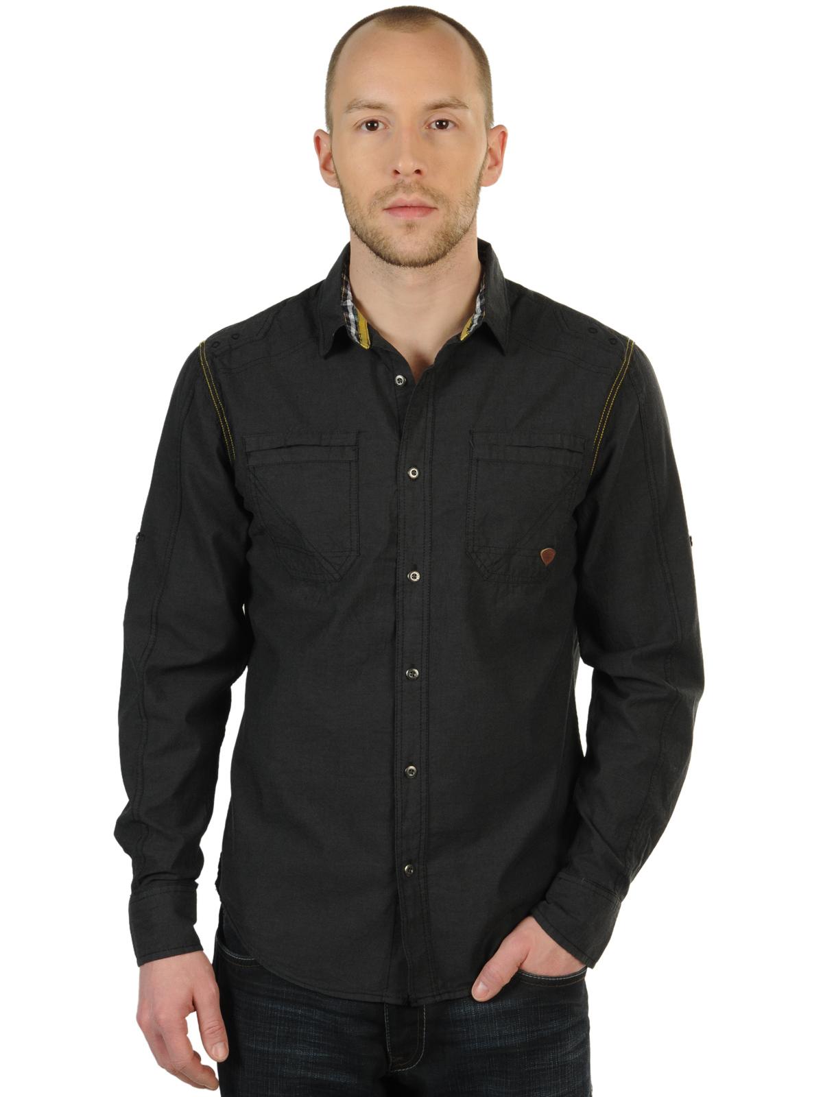 Foto Poolman Camisa Slim Fit negro S
