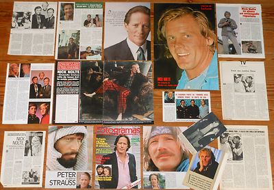 Foto Poor Rich Man Tv Series Clippings 1970s Peter Strauss Nick Nolte Photos Magazine
