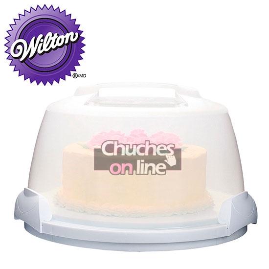 Foto PORTA TARTAS DE PLASTICO 33 CM