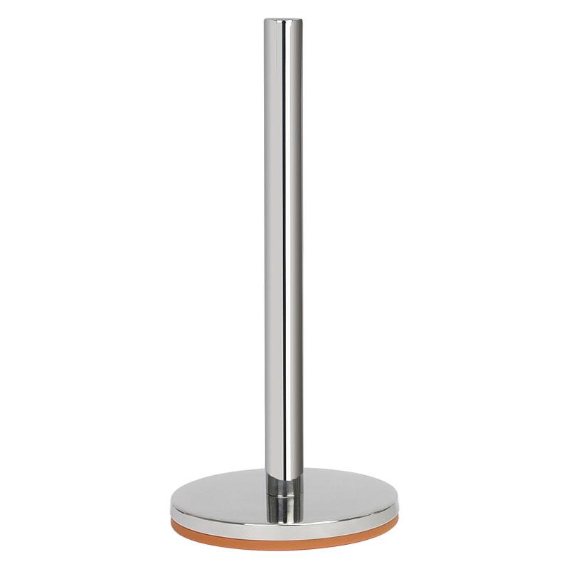 Foto Portarrollo Inox/Silicona Naranja