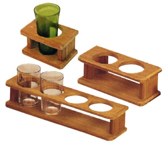 Foto portavasos teck plastimo. soporte para 2 vasos