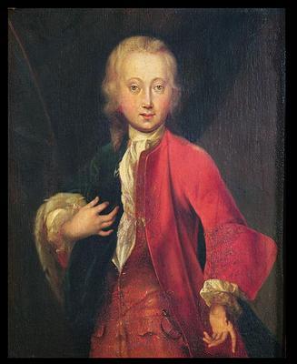 Foto Portrait of Comte Maurice de Saxe.. - Art Print