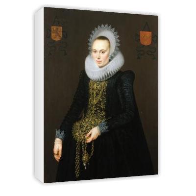 Foto Portrait of Justina van Teylingen, 1616 (oil.. - Art Canvas