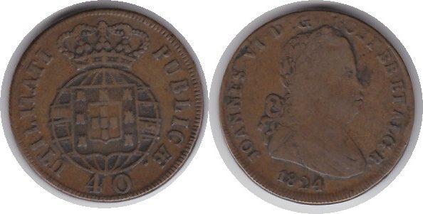 Foto Portugal Pataco 1824