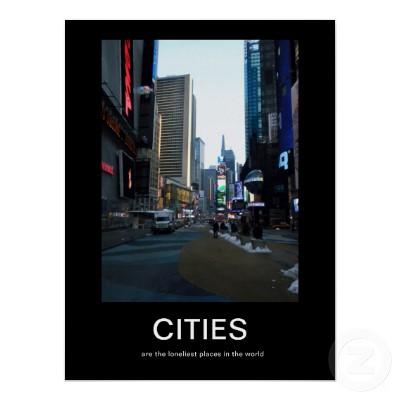 Foto Poster de Demotivational de las CIUDADES