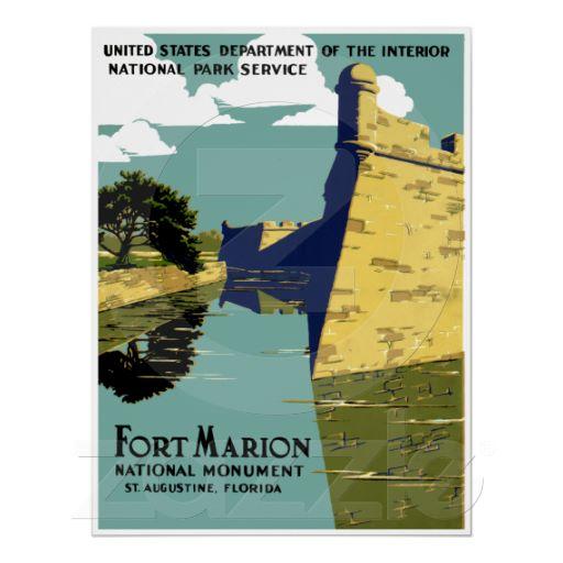 Foto Poster del viaje del vintage del ~ de Marion la Fl