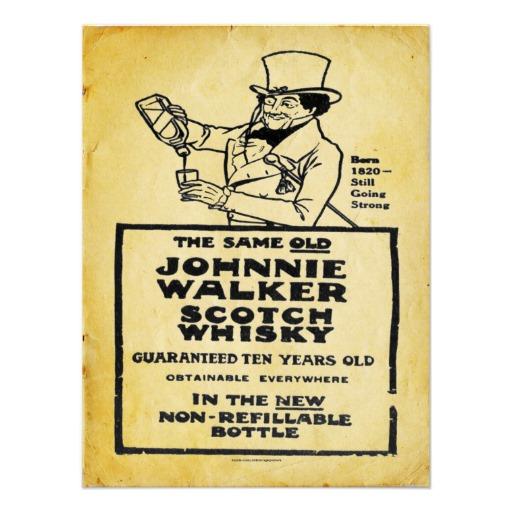 Foto Poster del whisky escocés del vintage