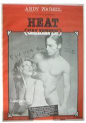 Foto Poster Heat, Andy Warhol.. Poster original de reposición. Año 1980