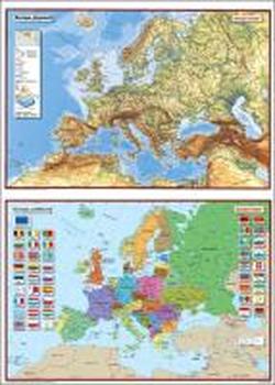 Foto Posterkarten Geographie: Posterkartenset Europa