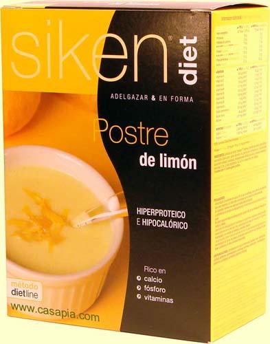 Foto Postre de Limón de Siken Diet - Hiperproteico e Hipocalórico - Método DietLine - 7 sobres