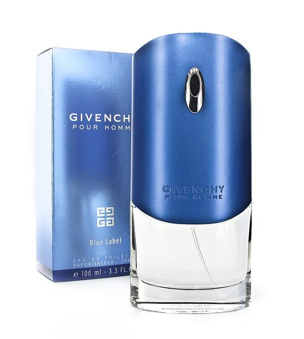 Foto Pour Homme Blue Label. Givenchy Eau De Toillete For Men, Spray 100ml