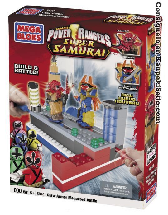 Foto Power rangers samurai mega bloks kit de construcciÓn claw armor megazor
