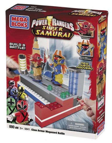 Foto Power Rangers Samurai Mega Bloks Kit De ConstruccióN Claw Armor Megazo