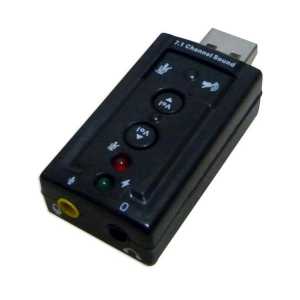 Foto Power star tarjeta de sonido externa usb soft 7.1 - cs-usb-71